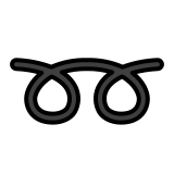 Bucle doble - OpenMoji