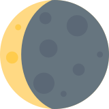 Luna menguante - Twitter / X