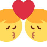 Beso: hombre y hombre - Twitter / X