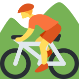 Persona en bicicleta de montaña - Twitter / X