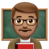docente hombre: tono de piel medio
