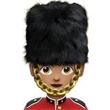 guardia mujer: tono de piel medio