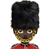 guardia mujer: tono de piel oscuro