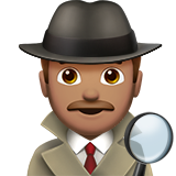 detective hombre: tono de piel medio