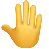 Emoji mano levantada