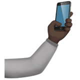 selfi: tono de piel oscuro