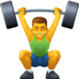 Hombre levantando pesas - Facebook