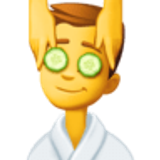 Hombre recibiendo masaje - Facebook