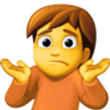 Persona encogida de hombros - Facebook