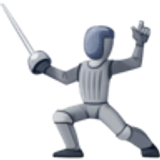 Persona haciendo esgrima - Facebook