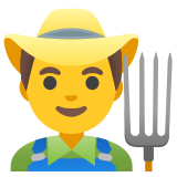 Profesional de la agricultura hombre - Noto Color Emoji
