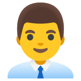 Oficinista hombre - Noto Color Emoji