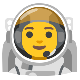 Astronauta hombre - Noto Color Emoji