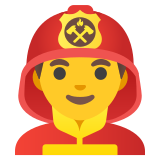 Bombero hombre - Noto Color Emoji