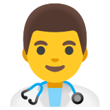 Profesional sanitario hombre - Noto Color Emoji