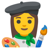 Artista mujer - Noto Color Emoji