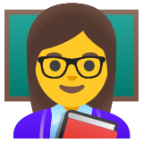 Docente mujer - Noto Color Emoji
