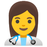 Profesional sanitario mujer - Noto Color Emoji