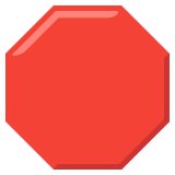 Señal de stop - Noto Color Emoji