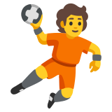 Persona jugando al balonmano - Noto Color Emoji