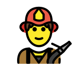 Bombero hombre - OpenMoji