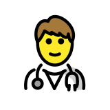 Profesional sanitario hombre - OpenMoji