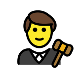Fiscal hombre - OpenMoji