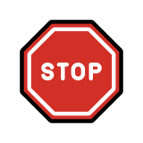 Señal de stop - OpenMoji