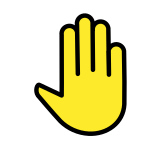 Dorso de la mano - OpenMoji