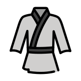 Uniforme de artes marciales - OpenMoji