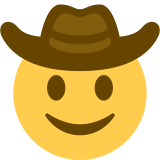 Cara con sombrero de vaquero - Twitter / X