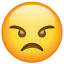 Emoticono enfadado U+1F620 Emoticono enfadado U+1F620
