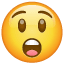 Emoji sorprendido U+1F632