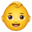 Emoji bebé U+1F476 Emoji bebé U+1F476