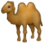 Emoji camello U+1F42B