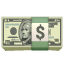 Emoji billetes de un dólar U+1F4B5 Emoji billetes de un dólar U+1F4B5