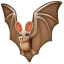 Emoji murciélago U+1F987 Emoji murciélago U+1F987
