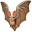 Bat emoji U + 1F987