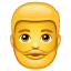 Hombre barbudo U+1F9D4 Hombre barbudo U+1F9D4