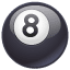 Emoji de la bola de billar 8 negra U+1F3B1 Emoji de la bola de billar 8 negra U+1F3B1