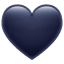 Emoji corazón negro U+1F5A4 Emoji corazón negro U+1F5A4