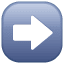 Emoji flecha derecha U+27A1 Emoji flecha derecha U+27A1