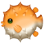 Puffer fish WhatsApp U + 1F421