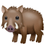 Emoji jabalí U+1F417 Emoji jabalí U+1F417
