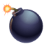Emoji de una bomba U+1F4A3 Emoji de una bomba U+1F4A3