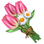 Flower bouquet emoji U + 1F490