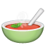 Cuenco con cuchara U+1F963 Cuenco con cuchara U+1F963