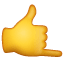 Gesto de la mano “Llámame” U+1F919 Gesto de la mano “Llámame” U+1F919