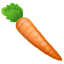 Emoji de zanahoria U+1F955 Emoji de zanahoria U+1F955