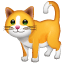 Emoticono gato WhatsApp U+1F408 Emoticono gato WhatsApp U+1F408